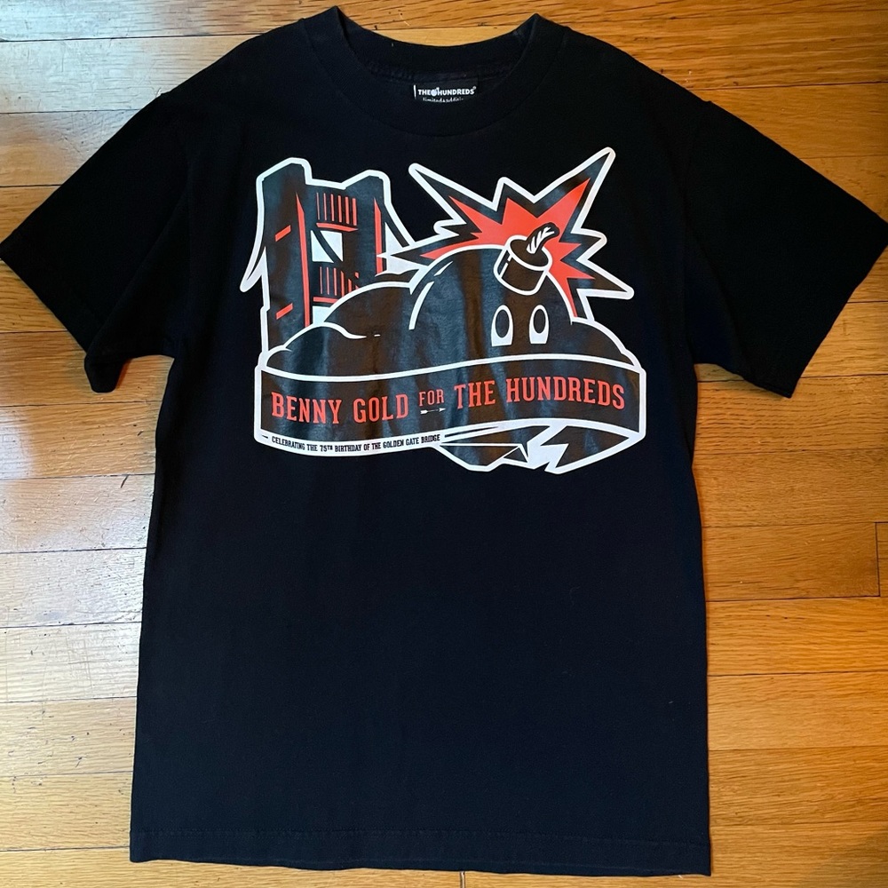 The Hundreds x Benny Gold SF t-shirt, size S